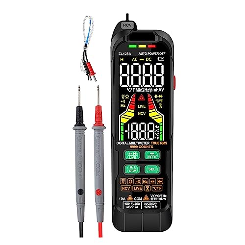 Multimètre AC/DC ZL128A : détecteur de capacité précis pour circuits électroniques - 2