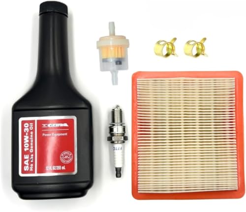 TUNE UP KIT FOR GCV160LAO GCV170 GCV190LA GCV200LA GC190LA GC160 GC190 LAWN MOWER HRR216 HRS216 HRX217 HRX217K2 EB2800I EG2800I MOTOR OIL FUEL FILTER SPARK PLUG AIR FILTER replace 17211-Z8B-901