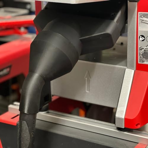 Adapter Absaugstutzen Absaugung kompatibel mit Einhell Hobelmaschine TC-SP 204 auf 35mm innen Durchmesser (optimal passend für z.B. Kärcher WD6 P)