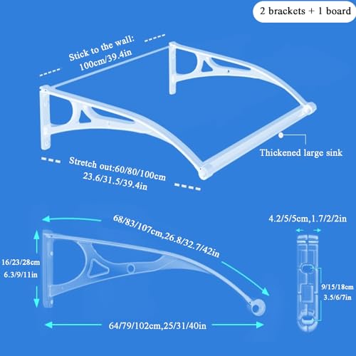 Window Awnings Home Depot 80 X 40 Door Window Awning Exterior