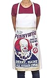 ARAWAK BRAVE Cooking Bib Apron IT Pennywise The Dancing Clown Patented Fabric Retro Vintage Poster Style