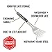 Grill Light Stainless Steel BBQ Grilling Spatula with LED Flashlight - Thick Restaurant Grade Steel - Waterproof & Dishwasher Safe - Grill in The Dark - Camping Barbeque Grilling Spatula