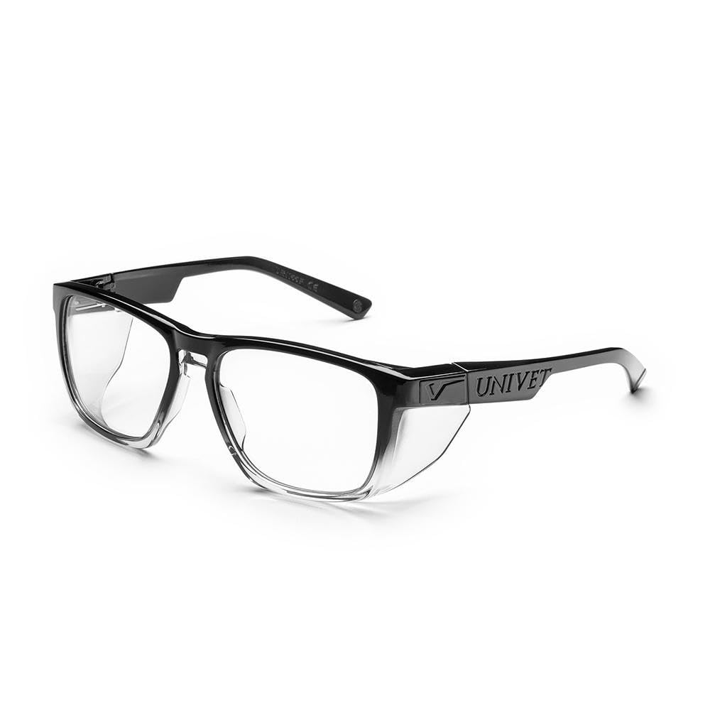 UNIVET Okulary ochronne Diamond/After Dark EN 166 szkło przezroczyste + 2 szt