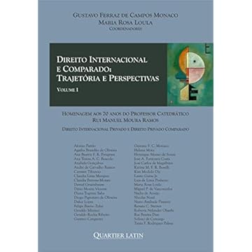 Capa do livro Direito Internacional E Comparado: Trajetória E Perspectivas; Volume I; Homenagem Aos 70 Anos Do Professor Catedrático Rui Manuel Moura Ramos