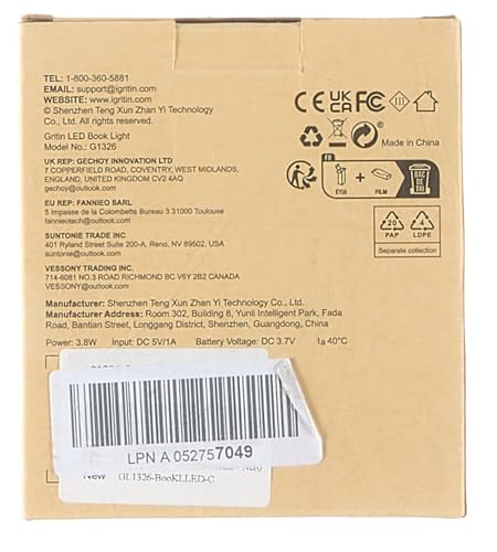 Gritin G1326 19 Led Rechargeable Book Light thumb #9