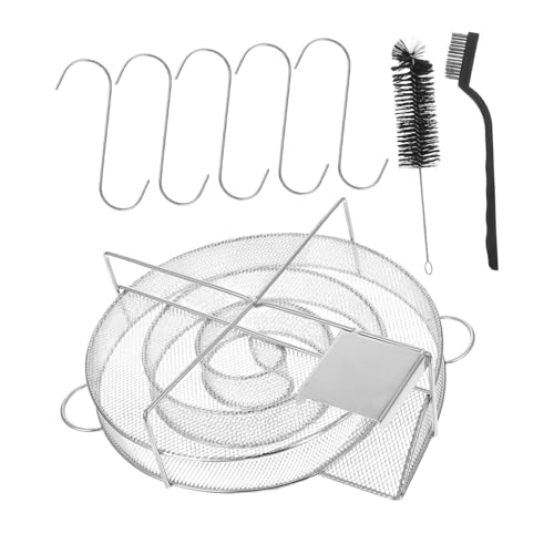 Balacoo Versatile Stainless Steel Smoke Generator Kit Meat Hook Cleaning Brush for Cold Smoking Outdoor Barbecue