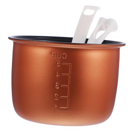FUNOMOCYA Rice Cooker Aluminum Inner Pot 1.2l Non Stick Liner Cooker Replacement Pot