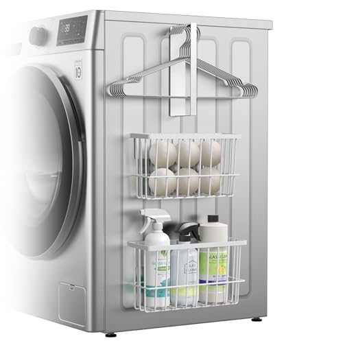 50% Off Magnetic Laundry Organizer with Dryer Ball Holder