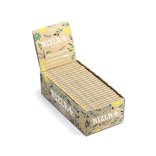 Rizla Natura de tamaño normal el estándar premium sin refinar en caja de 50