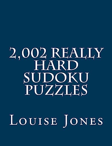 2,002 Really Hard Sudoku Puzzles