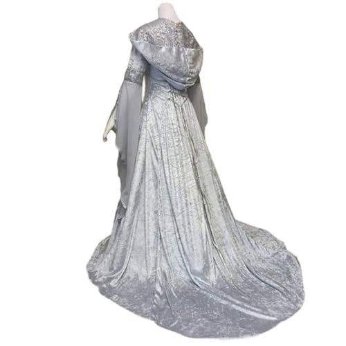 Renaissance Costume Women Corset Dress Hooded Dress Witch Costume Women - image 5