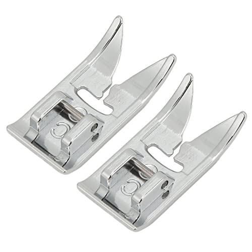Juego de 2 pies prensatelas universales para máquina de coser miniatura 4