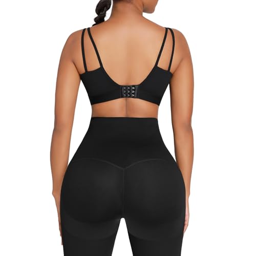 Sauna Sweat Shorts Pants Compression Workout Gym Exercise Waist Trainer Body Shaper Thighs Tummy Control (Blue, SM)4