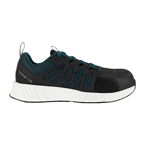 Image of Reebok Womens Rb314 Womens Fusion Flexweave Work Safety Toe Athletic Work Shoe Heritage Teal