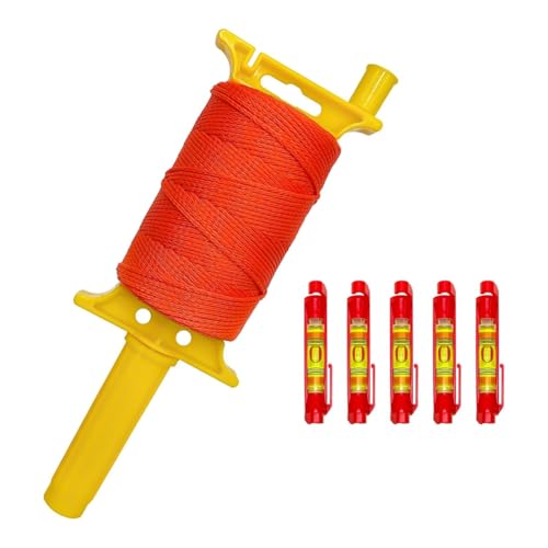 Suoumwa Cordon avec Poignée, 18 540ft Construction Traited Cordon de Cordon Nylon Robine de Bricolage et de Jardinage