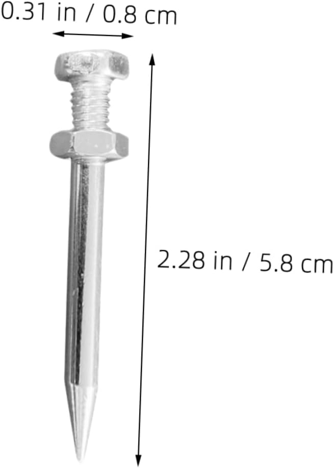 120pcs Lawn Aerator Shoe Spikes Heavy Duty Metal Pegs for Soil Loosening Aeration for Gardens Lawns and Flower Beds Easy to Use