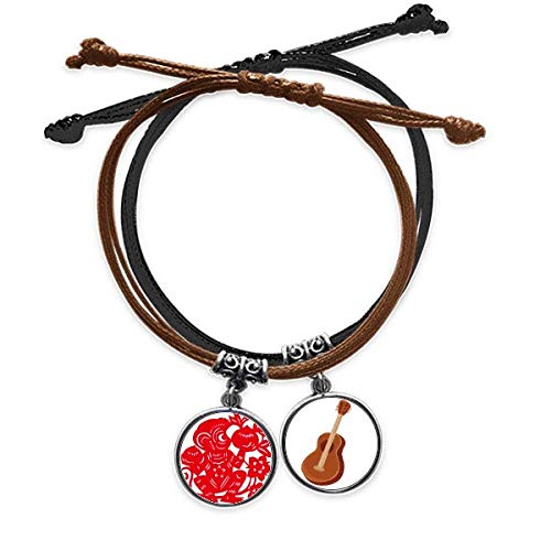 Pulsera de mono del zodiaco para regalar a amantes de la cultura china