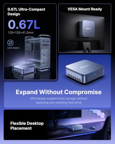 ACEMAGIC Micro PC, Intel Core 5 220H, 16GB LPDDR5, 512GB SSD, Win 11 Pro - image 8