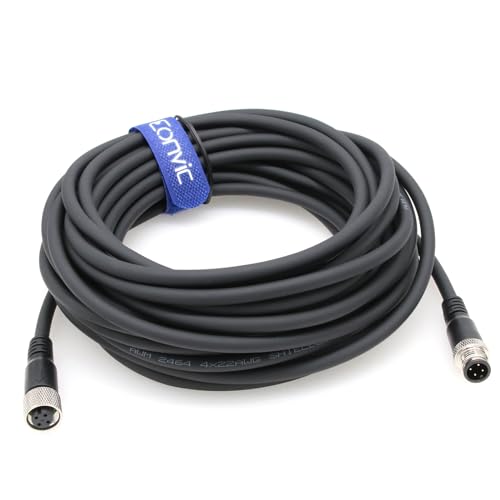 Cable sensor Industrial 10M M12 4 pines macho a hembra miniatura 3