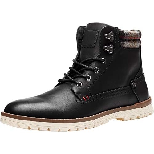 Vostey Men's Chukka Boots Motorcycle Casual Hiking Boot for Men