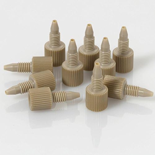 Fingertight One Piece 10-32 PEEK™ Male Nut/Ferrule for 1/16" OD Tubing, 10/pk Agilent OEM 5063-6591