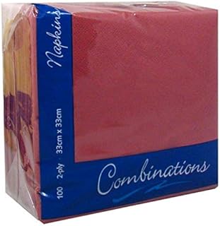 Combinations Orange Napkins 2ply 100 Pieces For Parties/Events/Dinners/Home