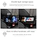 Car armrest for Polo Armrest for Polo Mk5 for Polo 6R for Polo Vento Car Armrest Box 2012-2018 Storage Box Car Accessories Simple Installation(A1 Black RED Leather)