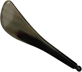 COLLBATH 1 Peça Espátula Facial Ferramentas De Massagem Facial Placa De Massagem Jade Ferramenta De Raspagem Muscular Placa Guasha Varinha De Massagem Chifres Ferramenta De Raspagem Bastão