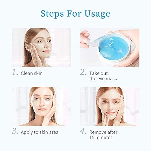 WIS Collagen Eye Mask Anti-aging Wrinkle eye mask Cooling Eye Pads Firming Under Eye Mask for Relaxing Dark Circles and… - Afbeelding 8