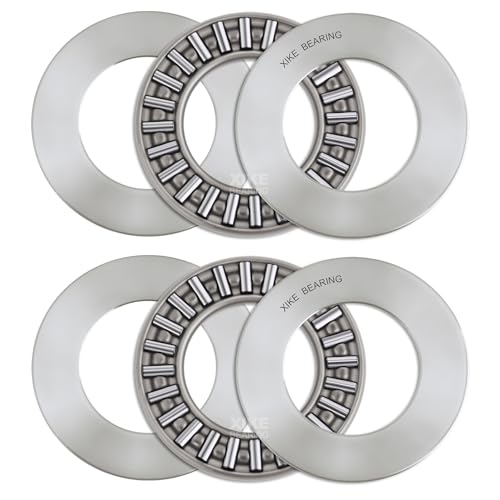 XIKE 2 Pcs NTA2233/TC2233+2TWA Thrust Needle Roller Bearings 1-3/8"x2-1/16 with Washers, Fits DIY/Electric＆Manual Tools, Cars/Trucks/TWAilers/Two＆Three Wheelers, Agriculture/Industrial Machinery.