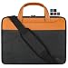NEWHEY Maletin Portatil 15.6 Pulgadas Hombre Mujer Funda Portatil Funda Ordenador Impermeable Bolso Bandolera Negocios Trabajo Escuela Negro