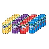 Fanta USA - Paquete de 24 latas variadas para fiestas, 4 sabores