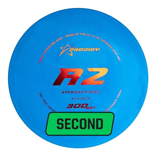 Prodigy Disc Factory Second 300 Soft A2 Approach Disc | Overstable Disc Golf Approach Disc | Optimum Feel and Grip | Reliable in All Wind Conditions (Colors May Vary) (170g+)