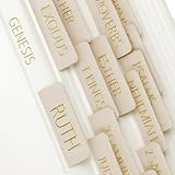 Bibelregister Deutsch, Bibel Marker mit Schreibrand, Bibel Register Deutsch,Praktisches Bibel Zubehör für Bibel mit Register, Neues Leben Bibela