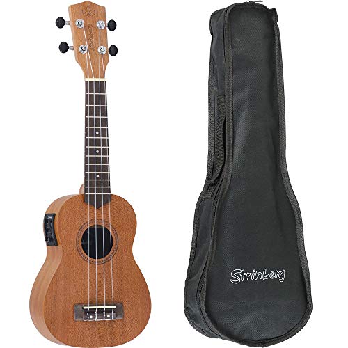 Qual o Melhor Ukulele Soprano de 2025? Melhores Ranking 4 Ukulele Strinberg Uk06ce Mgs Soprano Elétrico Afinador Capa
