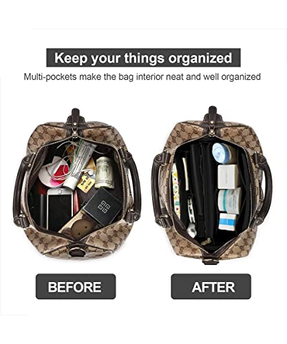 Inserção de organizador de bolsa, organizador de bolsa para bolsa e bolsa, bolsa na bolsa, perfeita