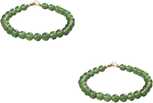 Green Agate Bead Bracelet for Women Teen Unique Fashion Jewelry for Casual Special Occasions Distinctive