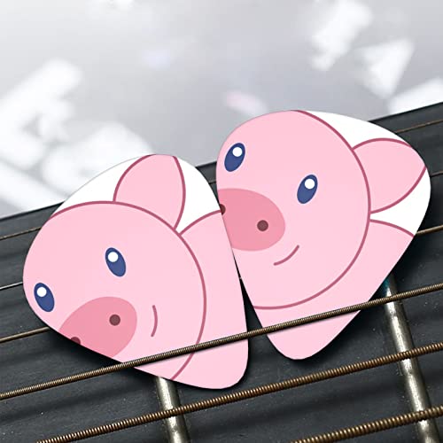 Lot de 12 médiators en forme de cochon mignon pour guitare électrique et basse dans une boîte - Les Beatles, Paul McCartney, John Lennon, RIngo Starr, George Harrison Lot de 12 médiators en forme de cochon mignon pour guitare électrique et basse dans une boîte – Image 8