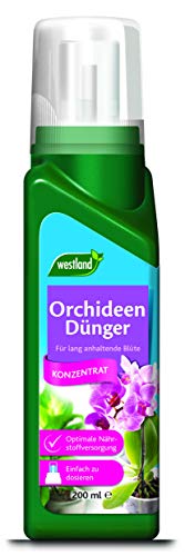 Westland Orchideen Dünger, 200 ml – Pflanzendünger für gesundes Wachstum und lang anhaltende Blüten, Flüssigdünger mit praktischer Dosierhilfe