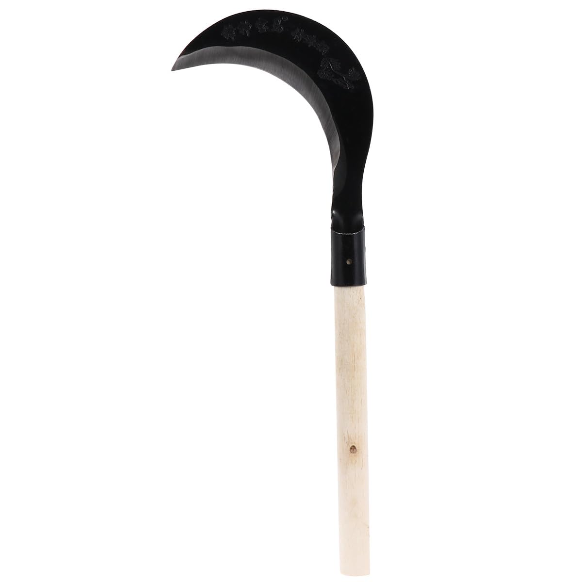 KICHOUSE Hoz Herramienta de Jardinería Mango Largo de Acero al Manganeso, Cuchillo para Césped para Jardinería Manual Alta Durabilidad y Filo Afilado Varios estilos