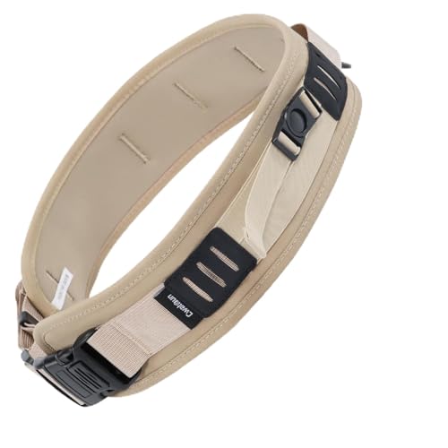 Cwatcun Multi-Function Camera Waist Belt Outdoor Photography Breathable Adjustable Camera Waist Strap with D-rings for Lens Pouch Flash Bag Photography Accessories White