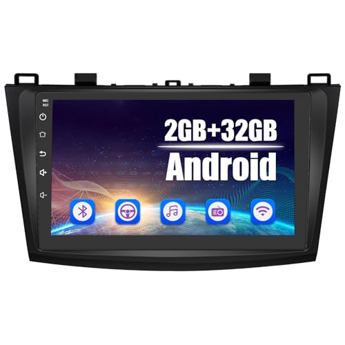 AWESAFE Autoradio für Mazda 3 2009-2013 Android 12 Radio mit Navigation Carplay