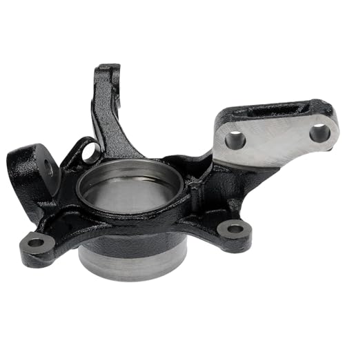 Image of Detroit Axle - Front Left Steering Knuckle for Toyota Camry Sienna Avalon Solara Lexus ES300, Replacement 1999 2000 2001 Driver Side Steering Knuckle Assembly