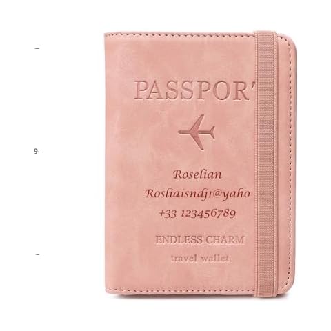 Rolianse Protège Passeport Personnalisable Cover