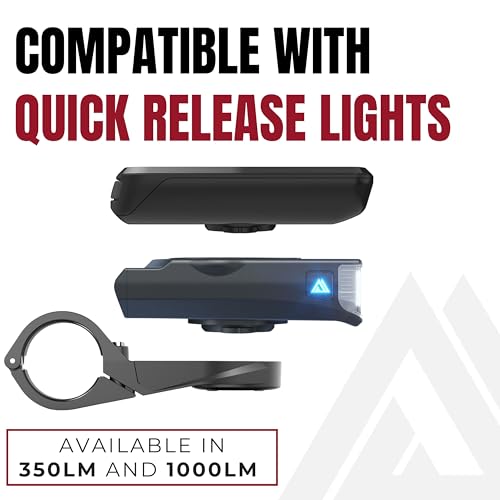 Image of KOM Cycling Garmin Bike Mount with Carbon Finish from Garmin Edge Mount Designed for Garmin Edge 530 and Garmin 830 and Other Garmin Models