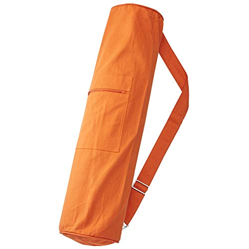 Sol Living Lightweight Organic Cotton Yoga Mat Carrier, Eco-Friendly Yoga Mat Bag With Closure For Safety & Security - Various Designs - Draw String, Tango #TOP9