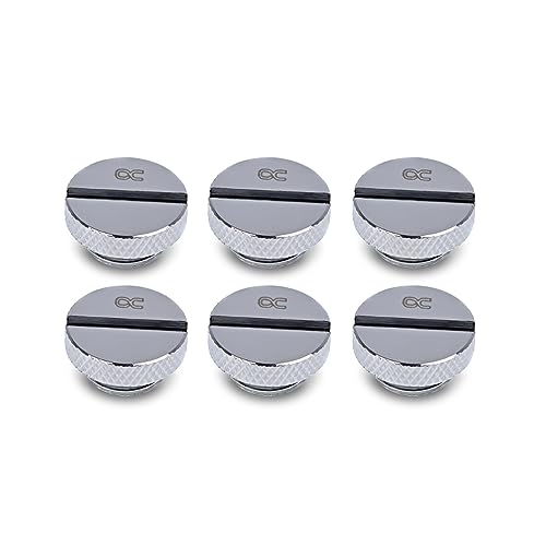 Alphacool Eiszapfen Screw Plug G1/4-6pcs Set Chrome