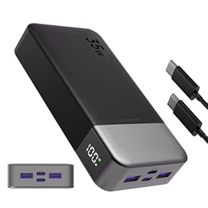 Power Bank 20000mAh, JUOVI 35W Draa...