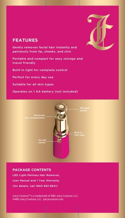 Juicy Couture - Cordless Foot File, Effortless Callus Removal, Smooth Soft Feet (Pink)