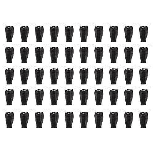 50 Pezzi Biancheria Intima Usa E Getta Donne Perizoma Usa E Getta Mutandine Nere Tessuto Non Tessuto per SPA Viaggi Massaggio Abbronzatura